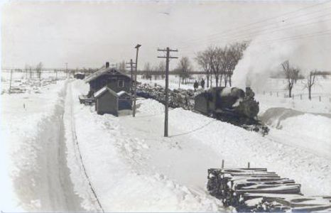 PM Grawn depot in winter